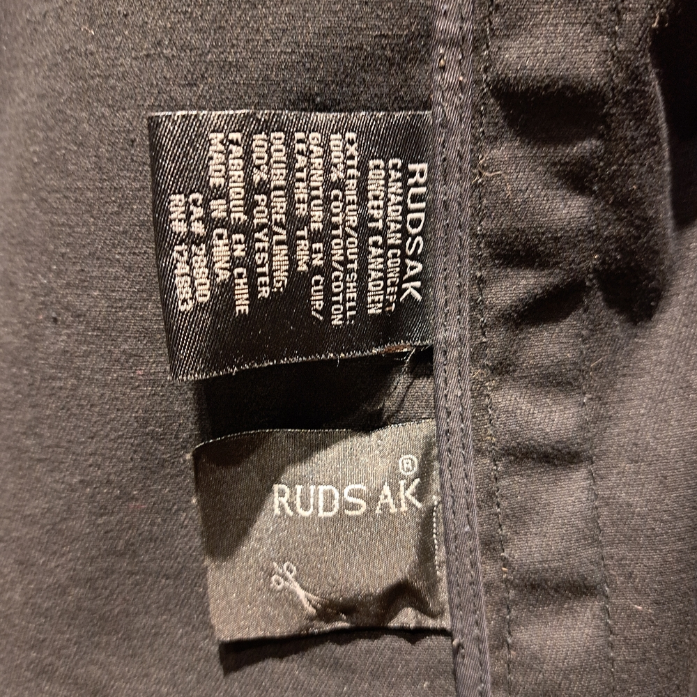 RUDSAK Black Jacket with Classic Collar - Picture 7 of 9